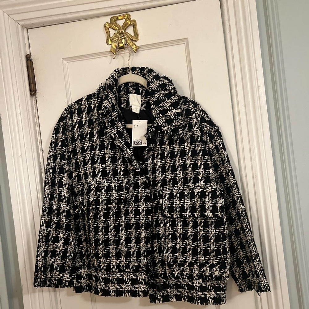 NWT H&M Chanel Style Tweed Blazer